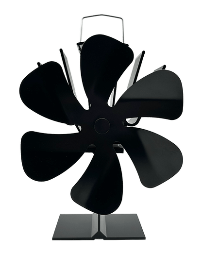 Heat Powered Stove Fans – 4 & 6 Blade Models Eco - Friendly Wood Stove Circulators, No Electricity Needed - with 6 Blade | Sold by Uncle Wiener's Wholesale