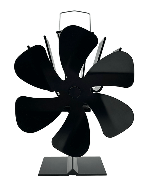 Heat Powered Stove Fans – 4 & 6 Blade Models Eco - Friendly Wood Stove Circulators, No Electricity Needed - with 6 Blade | Sold by Uncle Wiener's Wholesale