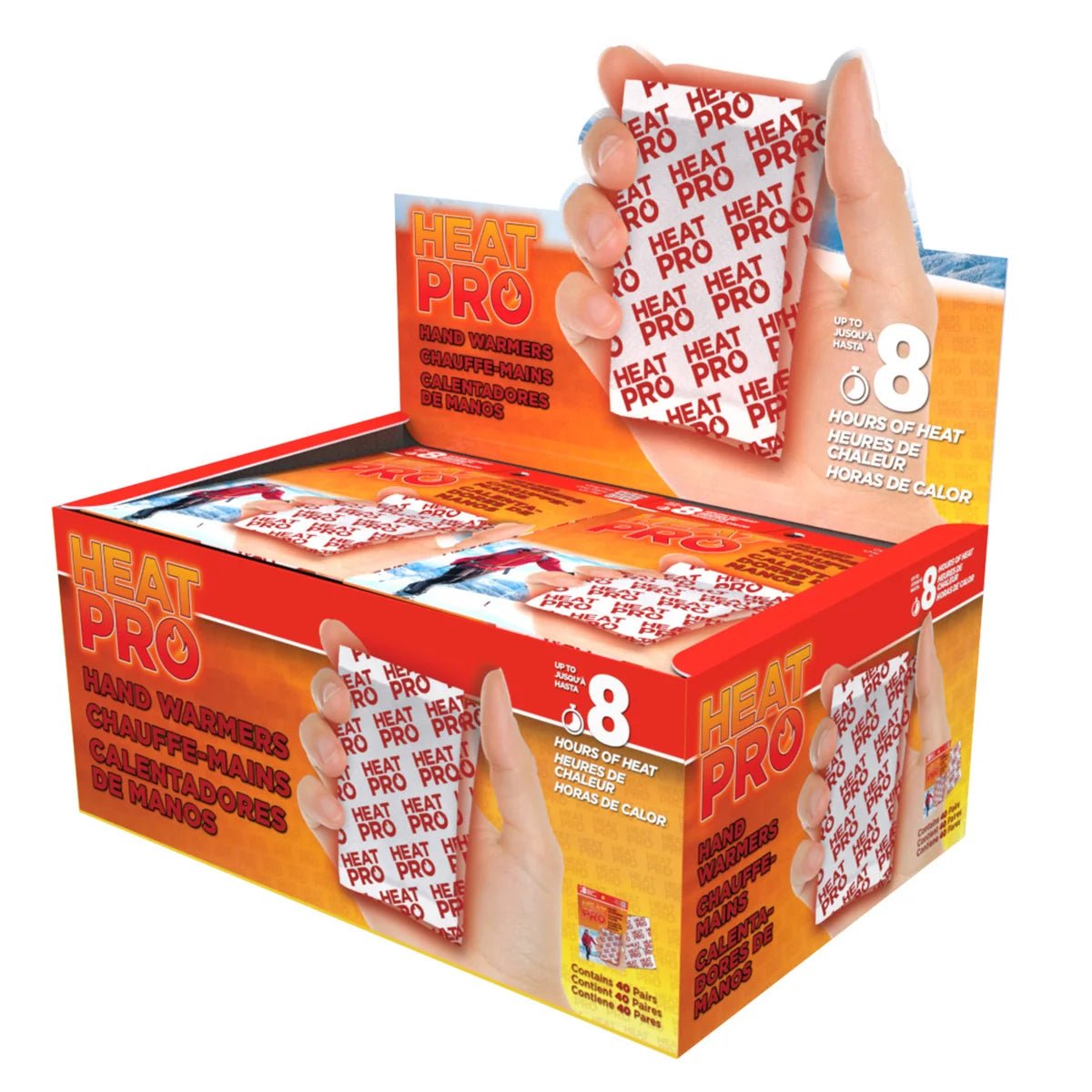 Heat Pro Hand Warmers – 80 Pairs Air‑Activated, Up to 8 Hours of Heat 7445027079050 - with | Sold by Uncle Wiener's Wholesale