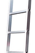 Heavy - Duty 10 FT Aluminum Straight Ladder – 11 Step Non - Slip with Safety Shoes 813544 - with | Sold by Uncle Wiener's Wholesale