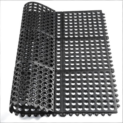 Heavy Duty 24" x 35" Anti - Fatigue Rubber Floor Mat – Non - Slip Commercial Kitchen, Garage & Industrial Mat RP6090 - with | Sold by Uncle Wiener's Wholesale