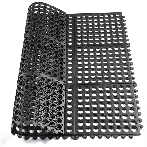 Heavy Duty 24" x 35" Anti - Fatigue Rubber Floor Mat – Non - Slip Commercial Kitchen, Garage & Industrial Mat RP6090 - with | Sold by Uncle Wiener's Wholesale