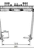 Heavy - Duty 3 - Point Hitch Hay Bale Unroller – Tractor Attachment | 3PBU695 - with | Sold by Uncle Wiener's Wholesale