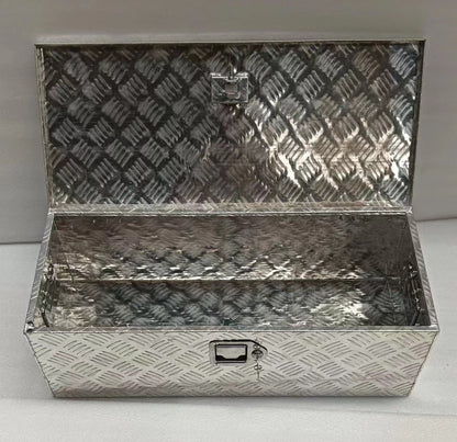 Heavy Duty 30" Aluminum Truck Bed Tool Box – Silver Storage Chest with 2 Keys – AB03013 - with | Sold by Uncle Wiener's Wholesale