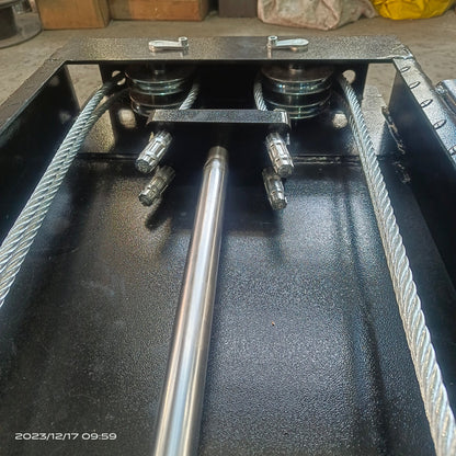 Heavy - Duty 4 Post Parking Lift 3700kg Capacity – 110V Manual Car Lift for Garage JH4P3700 - Car Lift with | Sold by Uncle Wiener's Wholesale