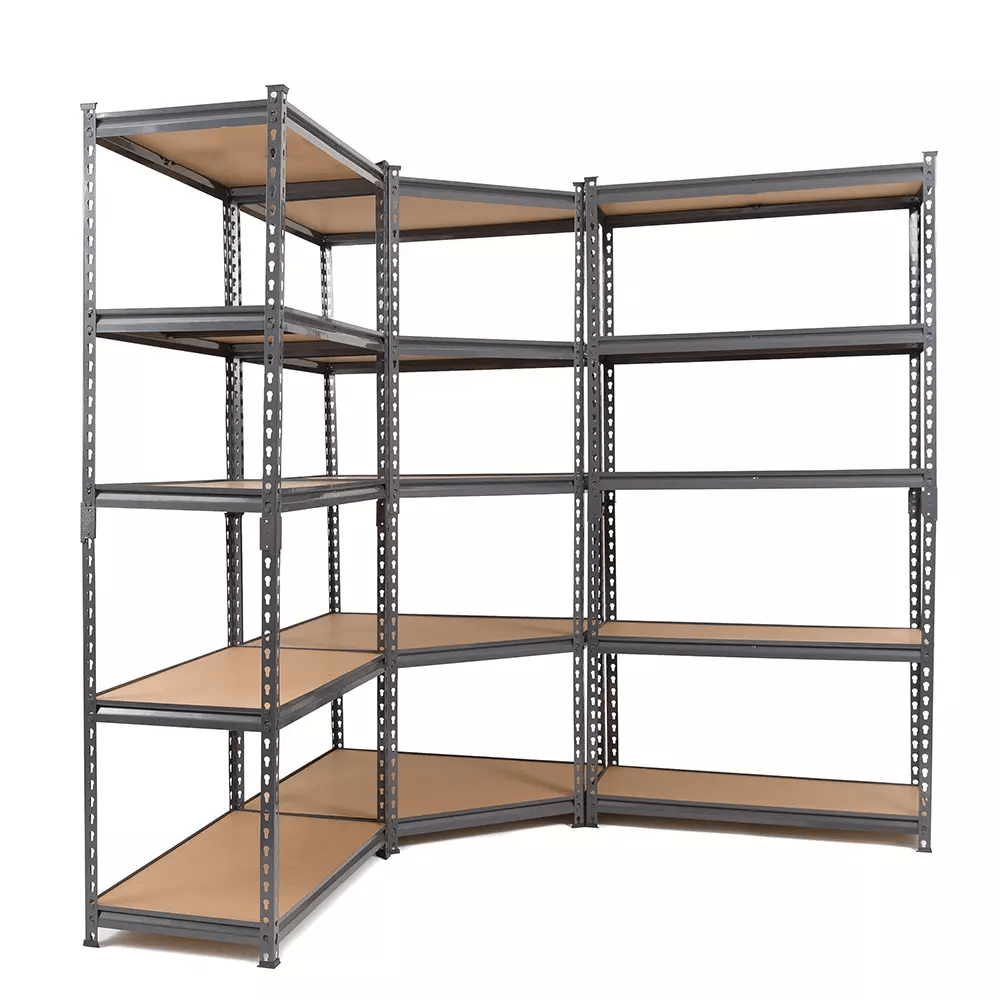 Heavy - Duty 5 - Tier Metal Frame MDF Storage Shelf – Garage & Storage Rack RS723516B - with | Sold by Uncle Wiener's Wholesale