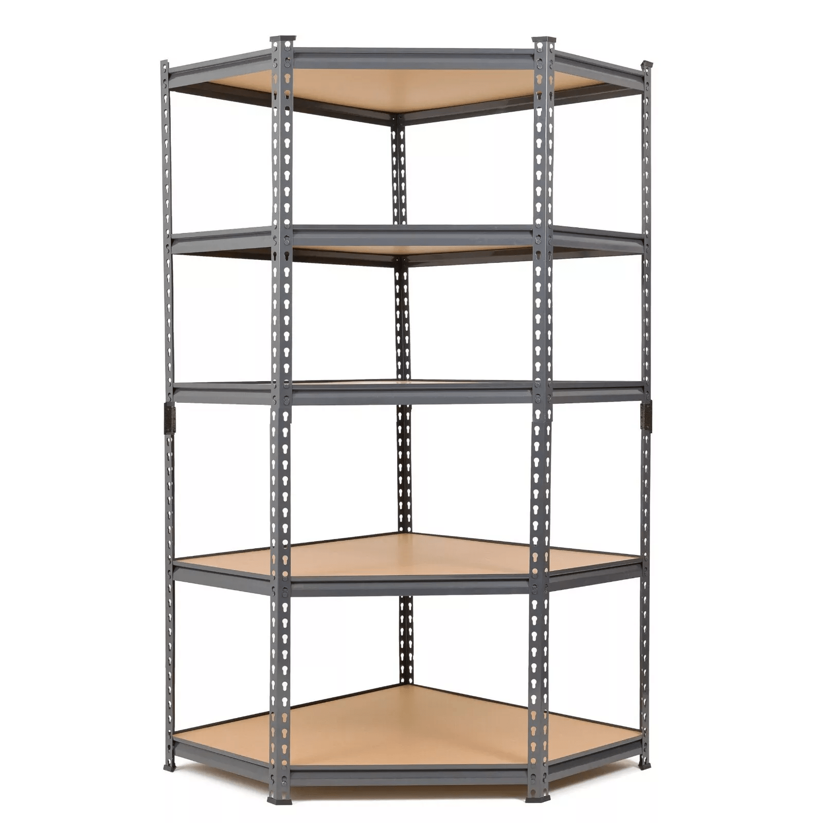 Heavy - Duty 5 - Tier Metal Frame MDF Storage Shelf – Garage & Storage Rack RS723516B - with | Sold by Uncle Wiener's Wholesale