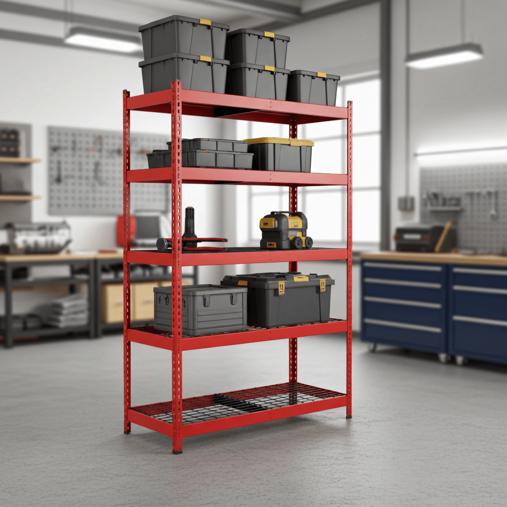 Heavy - Duty 5 - Tier Welded Storage Racks (48