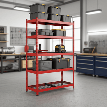 Heavy - Duty 5 - Tier Welded Storage Racks (48