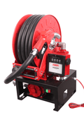 Heavy - Duty 50 FT Fuel Transfer Pump Reel – 12V / 110V Explosion - Proof | Gasoline, Diesel &amp; Kerosene Compatible - with 110V AC | Sold by Uncle Wiener's Wholesale
