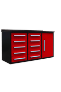 Heavy - Duty 5.5FT Steel Workbench – 10 & 15 Drawer Tool Bench with Locks & EVA Liners - with Stainless 10 Drawers | Sold by Uncle Wiener's Wholesale