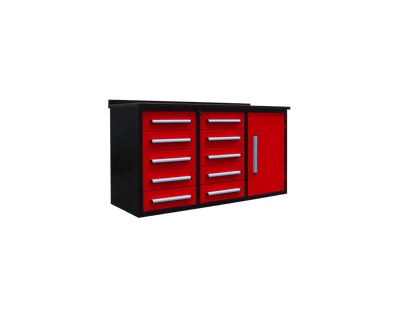 Heavy - Duty 5.5FT Steel Workbench – 10 & 15 Drawer Tool Bench with Locks & EVA Liners - with Stainless 10 Drawers | Sold by Uncle Wiener's Wholesale