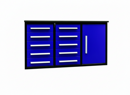 Heavy - Duty 5.5FT Steel Workbench – 10 & 15 Drawer Tool Bench with Locks & EVA Liners - with Stainless 10 Drawers | Sold by Uncle Wiener's Wholesale