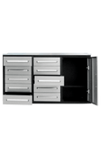 Heavy - Duty 5.5FT Steel Workbench – 10 & 15 Drawer Tool Bench with Locks & EVA Liners - with Stainless 10 Drawers | Sold by Uncle Wiener's Wholesale