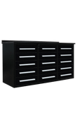 Heavy - Duty 5.5FT Steel Workbench – 10 & 15 Drawer Tool Bench with Locks & EVA Liners - with Stainless 15 Drawers | Sold by Uncle Wiener's Wholesale