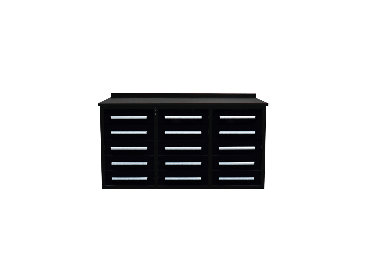 Heavy - Duty 5.5FT Steel Workbench – 10 & 15 Drawer Tool Bench with Locks & EVA Liners - with Stainless 15 Drawers | Sold by Uncle Wiener's Wholesale