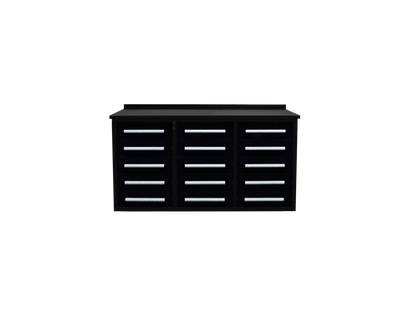 Heavy - Duty 5.5FT Steel Workbench – 10 & 15 Drawer Tool Bench with Locks & EVA Liners - with Stainless 15 Drawers | Sold by Uncle Wiener's Wholesale