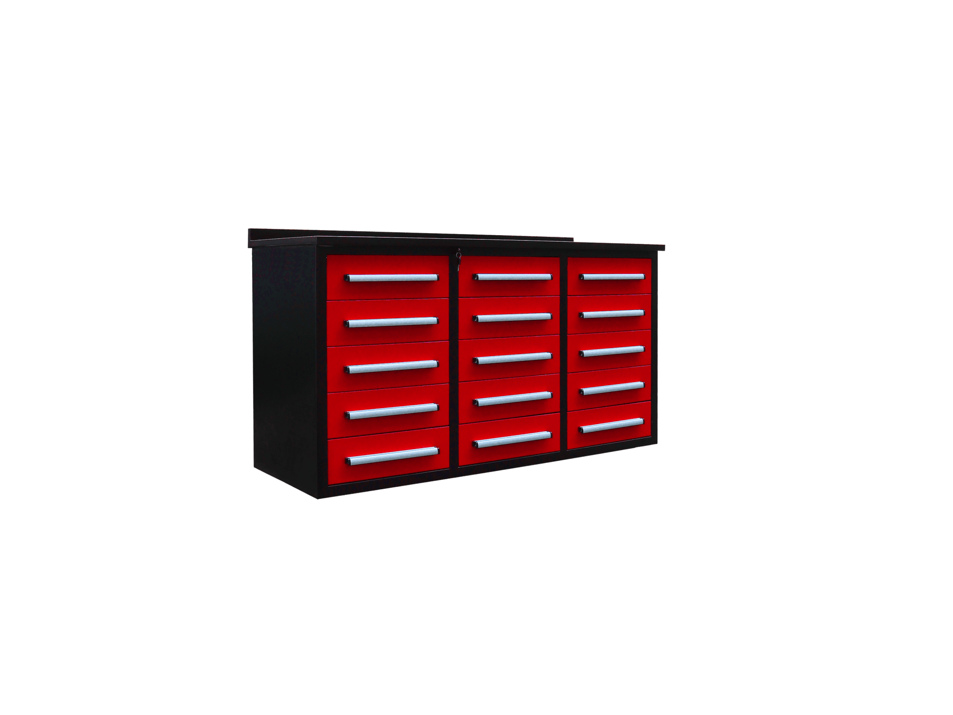 Heavy - Duty 5.5FT Steel Workbench – 10 & 15 Drawer Tool Bench with Locks & EVA Liners - with Stainless 15 Drawers | Sold by Uncle Wiener's Wholesale