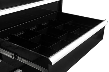 Heavy - Duty 8 - Drawer Tool Cabinet Parts & Bolt Bin Forklift Base 200 lb Slides & Dividers - with Overall Cabinet 36" W × 24" D × 57" H | Sold by Uncle Wiener's Wholesale