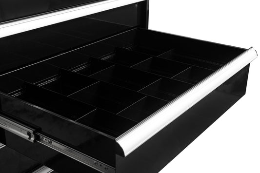 Heavy - Duty 8 - Drawer Tool Cabinet Parts & Bolt Bin Forklift Base 200 lb Slides & Dividers - with Overall Cabinet 36" W × 24" D × 57" H | Sold by Uncle Wiener's Wholesale