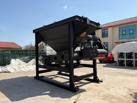 Heavy Duty Aggregate Hopper System – 30" Belt Conveyor with Electric Drive | Model 250401S - with | Sold by Uncle Wiener's Wholesale