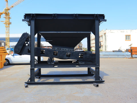 Heavy Duty Aggregate Hopper System – 30" Belt Conveyor with Electric Drive | Model 250401S - with | Sold by Uncle Wiener's Wholesale