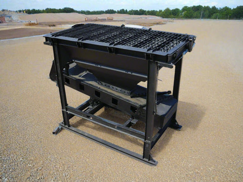 Heavy Duty Aggregate Hopper System – 30" Belt Conveyor with Electric Drive | Model 250401S - with | Sold by Uncle Wiener's Wholesale