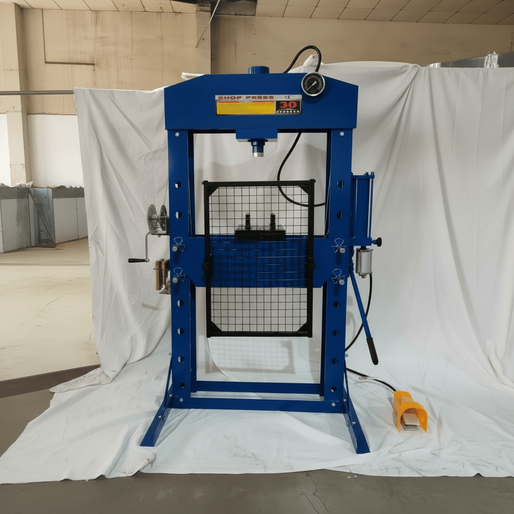 Heavy - Duty Air & Hydraulic Shop Presses (30 to 200 Ton Models) - General Equipment with 30 Ton SP30AH01 | Sold by Uncle Wiener's Wholesale