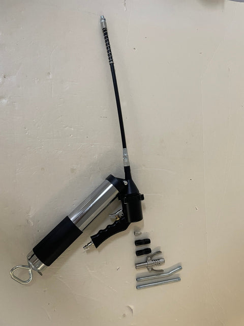 Heavy Duty Air Operated Grease Gun – 4000 PSI with Flexible Hose AGG146AH - with | Sold by Uncle Wiener's Wholesale