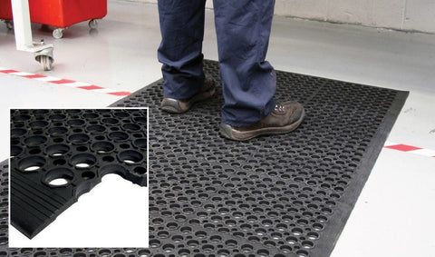Heavy Duty Anti - Fatigue Rubber Mats - with | Sold by Uncle Wiener's Wholesale