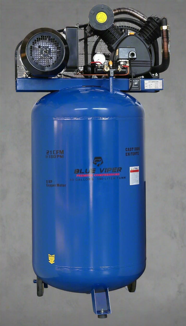 Blue Viper Industrial Air Compressors – 60, 80 & 120 Gallon | High CFM ...