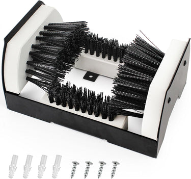 Heavy-Duty Boot Scrubber with Steel Frame & PP Brush Block 9″ Outdoor Shoe Cleaner BS2315 - with | Sold by Uncle Wiener's Wholesale