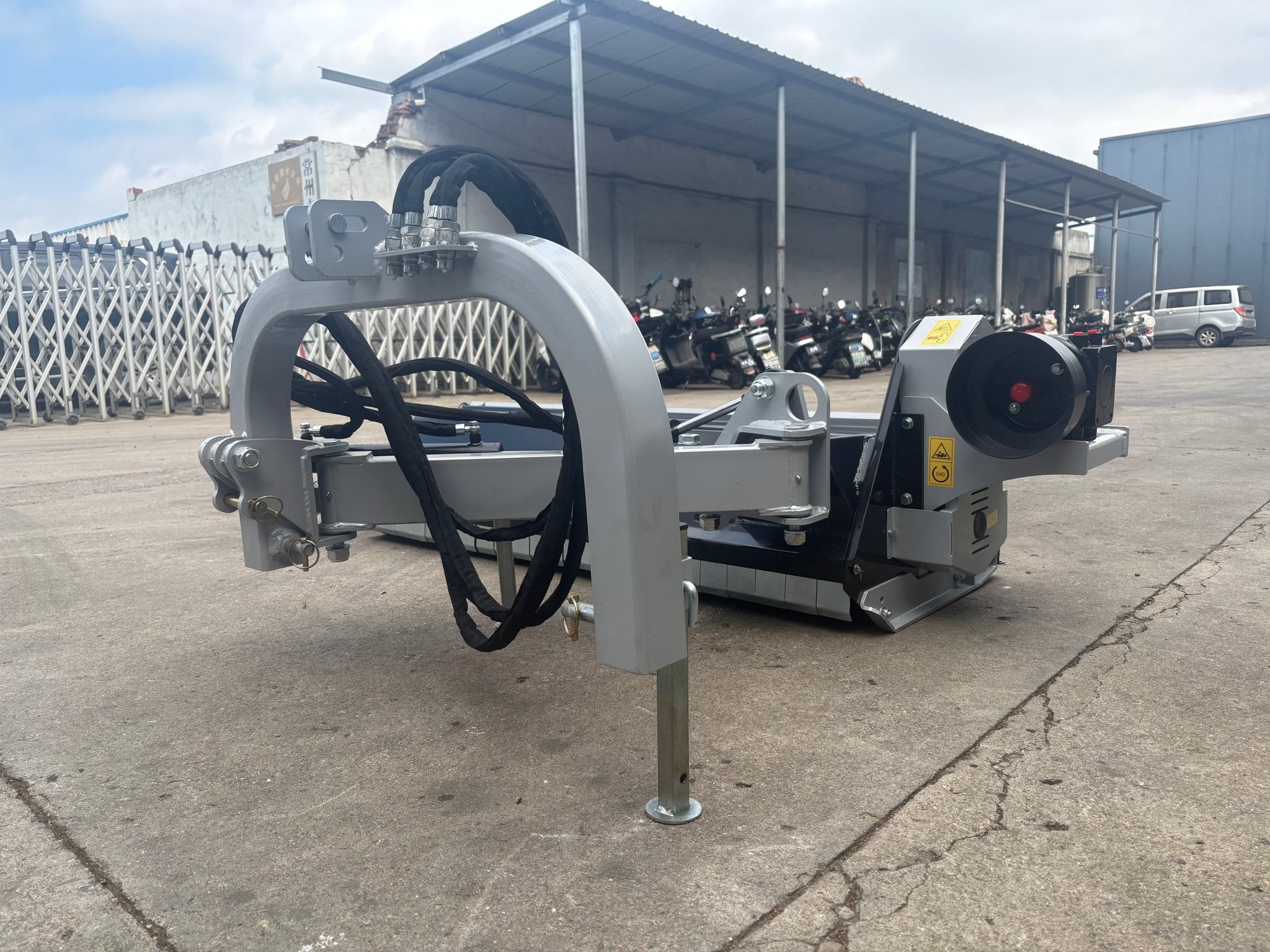 Heavy Duty Brush Cutter Rotary Mower Attachment for Tractor and Loader Multiple Sizes BCRLDW - with 49″ Cutting Width | Sold by Uncle Wiener's Wholesale