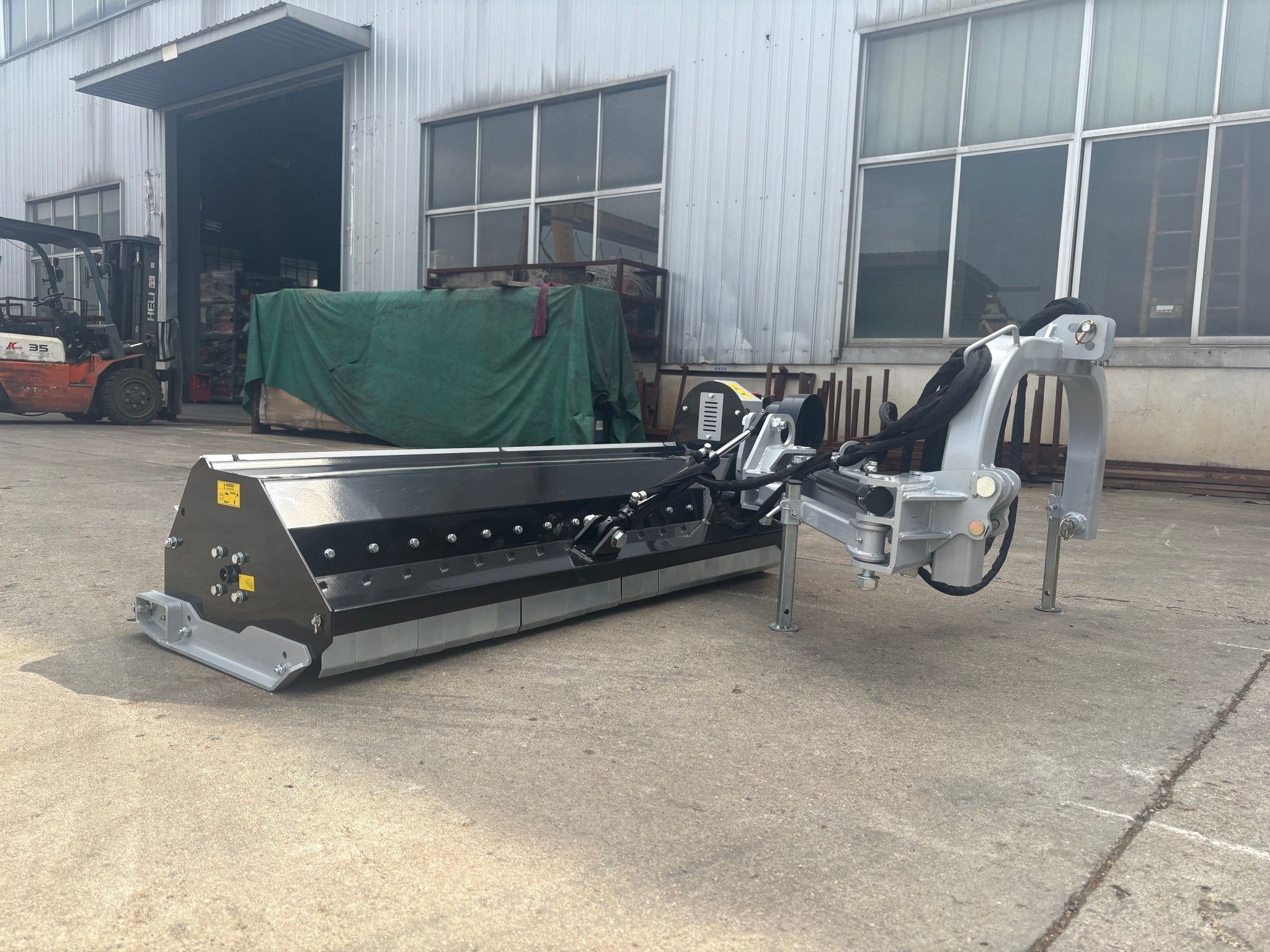 Heavy Duty Brush Cutter Rotary Mower Attachment for Tractor and Loader Multiple Sizes BCRLDW - with 49″ Cutting Width | Sold by Uncle Wiener's Wholesale