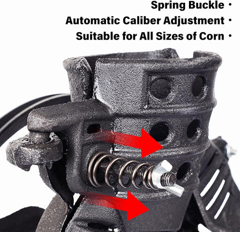 Heavy Duty Cast Iron Corn Sheller Machine – Manual Hand Crank Thresher for Farm, Feed, Garden & Homestead – Durable Kernel Remover Tool 339418 - with | Sold by Uncle Wiener's Wholesale