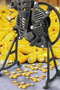 Heavy Duty Cast Iron Corn Sheller Machine – Manual Hand Crank Thresher for Farm, Feed, Garden & Homestead – Durable Kernel Remover Tool 339418 - with | Sold by Uncle Wiener's Wholesale
