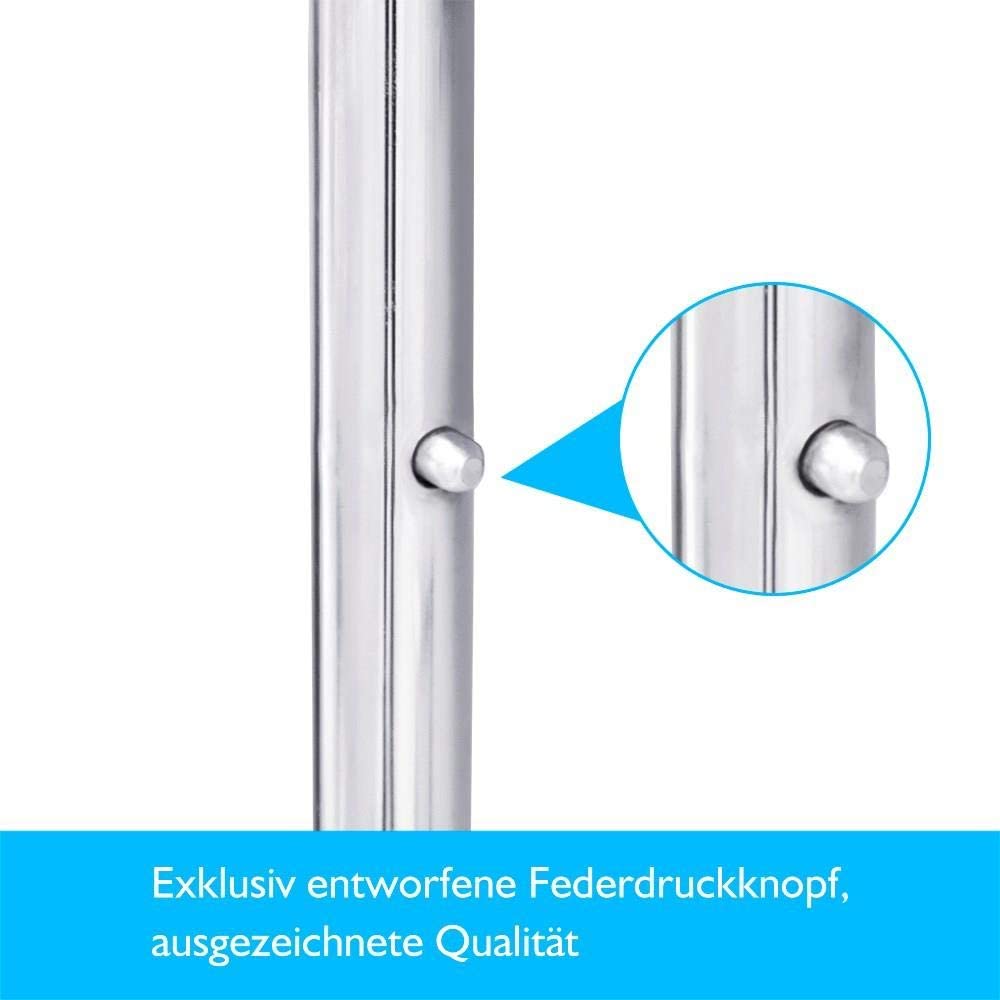 "Heavy-Duty Collapsible Single Rail Clothing Rack with Wheels"

"Adjustable Double Rail Chrome Garment Rack for Retail and Home"

"Heavy-Duty Commercial Clothing Rack Assembly Diagram"

"Smooth Rolling Wheels for Garment Racks – Close-Up View"