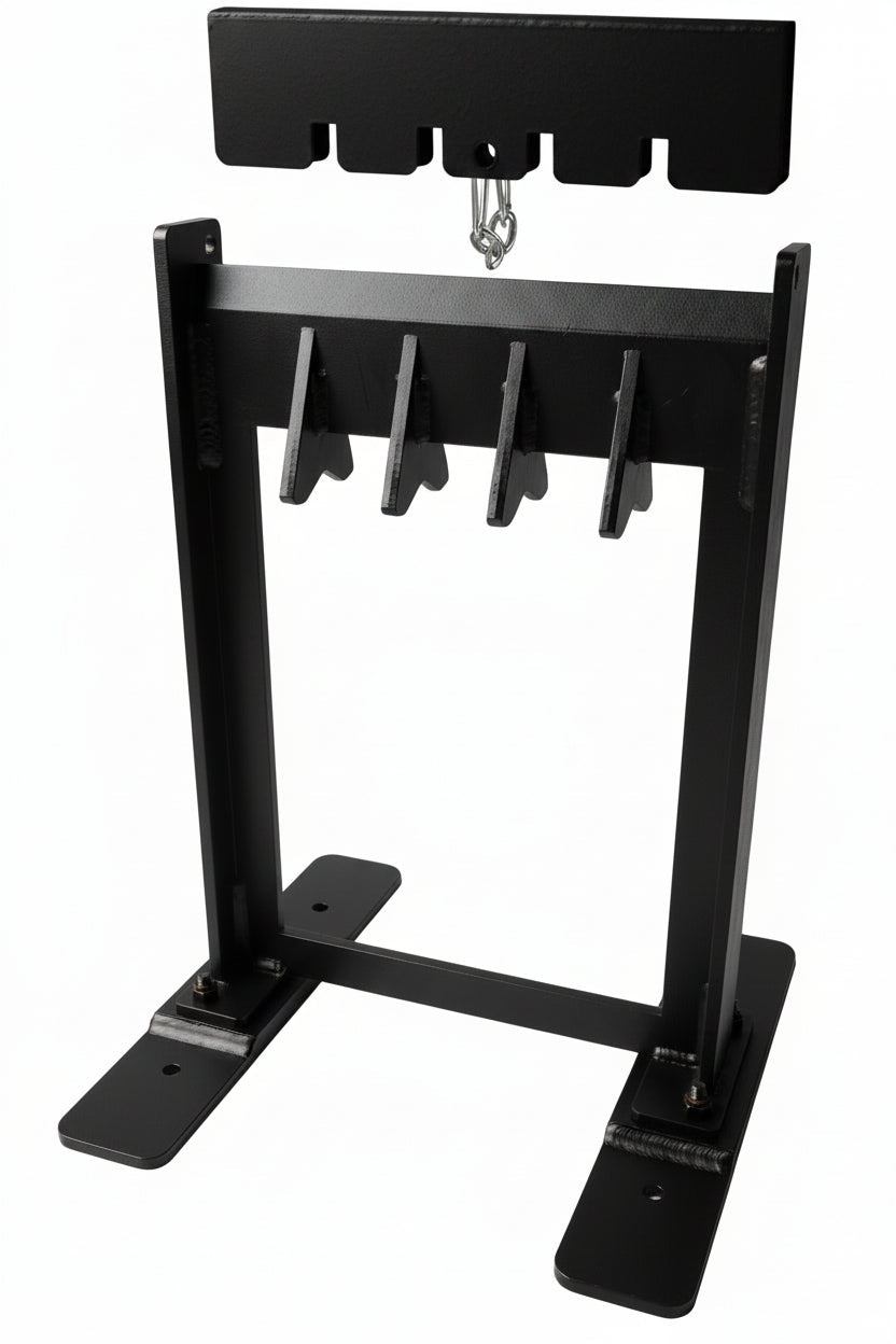 Heavy Duty Galvanized Campfire Cooking Stand with 4 Position Grill Grate Holder - Camping Gear with | Sold by Uncle Wiener's Wholesale