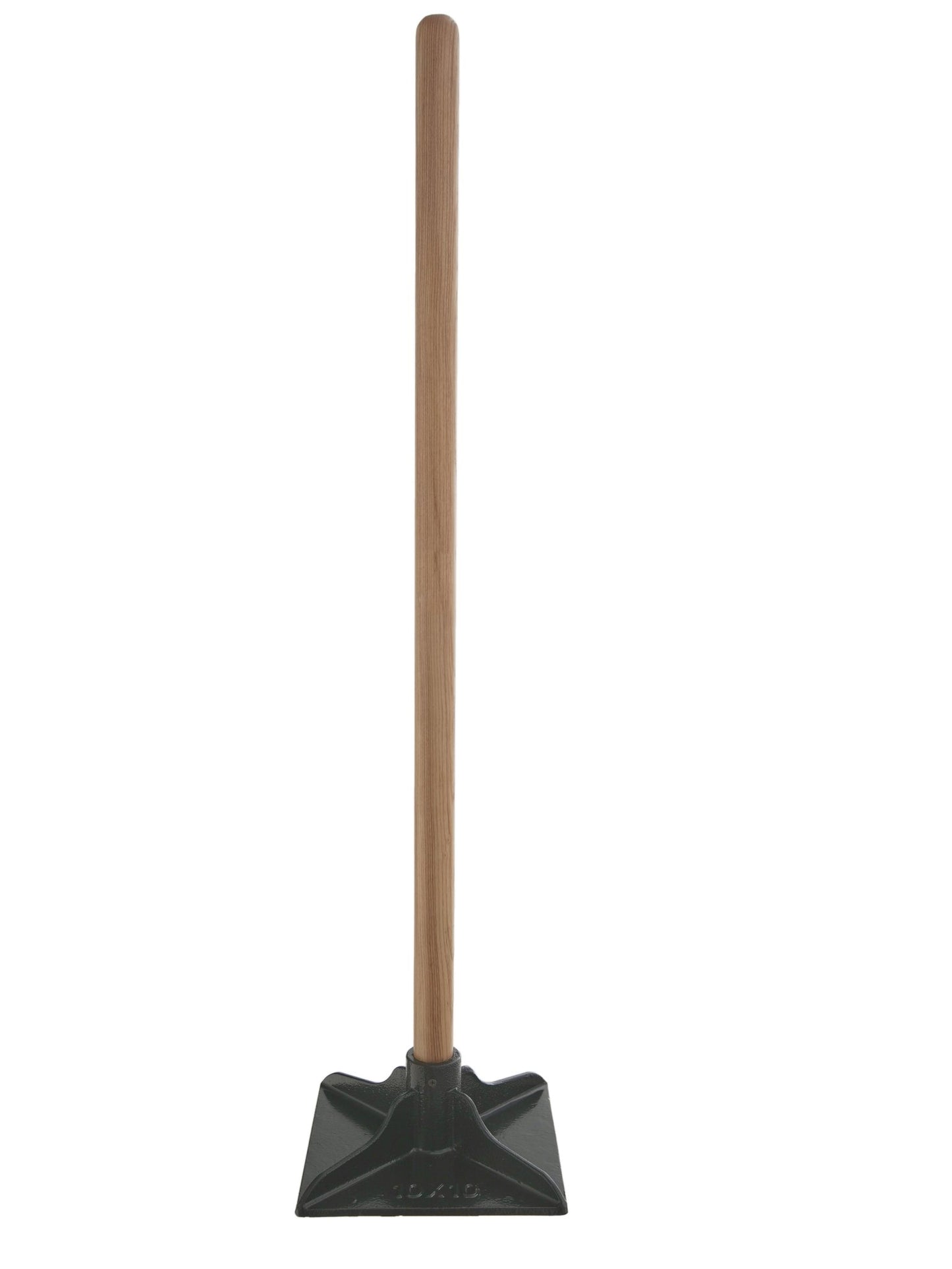 Heavy - Duty Garden & Landscaping Tools – Shovels, Hoes, Rakes, Forks, Scrapers & Axes | Forged Steel & Hardwood Handles - with Dirt Tamper 8″ – Wood Handle | Sold by Uncle Wiener's Wholesale