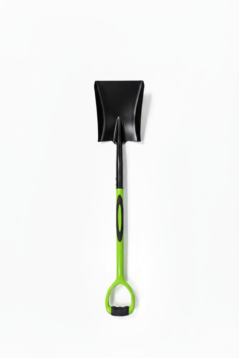 Heavy - Duty Garden & Landscaping Tools – Shovels, Hoes, Rakes, Forks, Scrapers & Axes | Forged Steel & Hardwood Handles - Garden & Landscaping with Square Point Shovel with Round Handle 11908 | Sold by Uncle Wiener's Wholesale