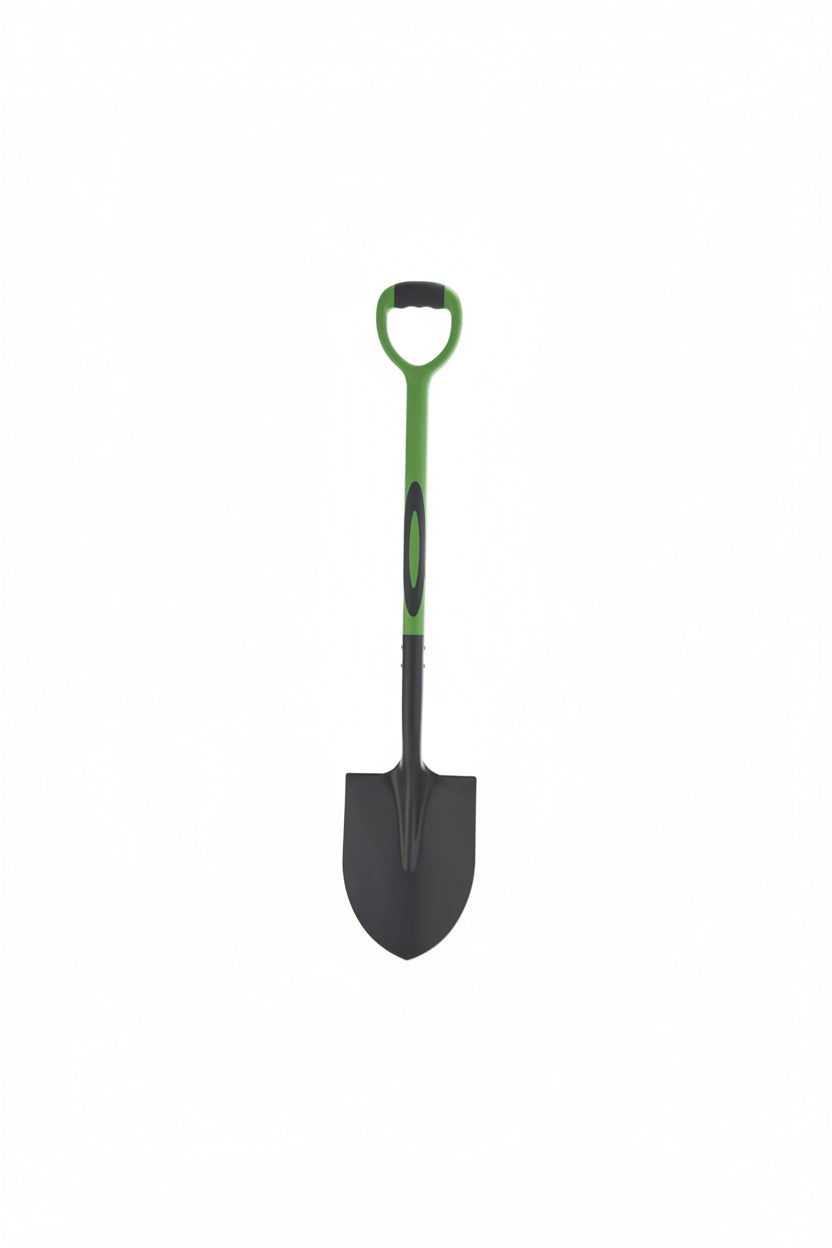 Heavy - Duty Garden & Landscaping Tools – Shovels, Hoes, Rakes, Forks, Scrapers & Axes | Forged Steel & Hardwood Handles - with Round Shovel – Steel Handle | Sold by Uncle Wiener's Wholesale