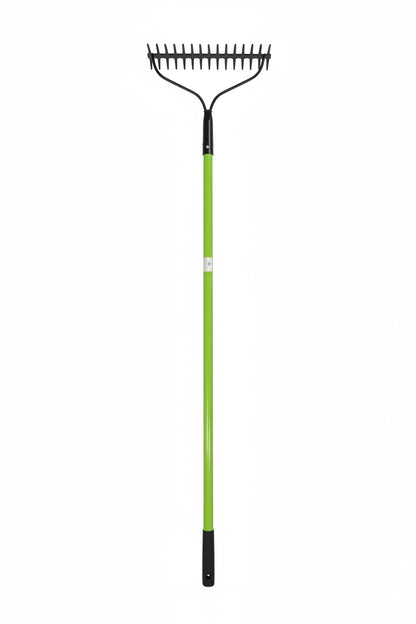 Heavy - Duty Garden & Landscaping Tools – Shovels, Hoes, Rakes, Forks, Scrapers & Axes | Forged Steel & Hardwood Handles - Garden & Landscaping with Bow Rake 14 - Tooth – Fiberglass Handle | Sold by Uncle Wiener's Wholesale