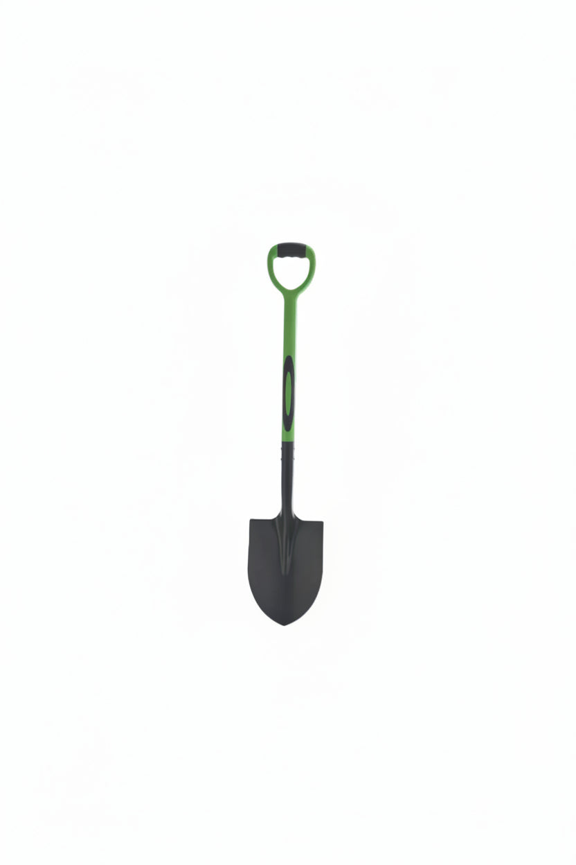 Heavy - Duty Garden & Landscaping Tools – Shovels, Hoes, Rakes, Forks, Scrapers & Axes | Forged Steel & Hardwood Handles - with Round Shovel – Steel Handle (Alt.) | Sold by Uncle Wiener's Wholesale