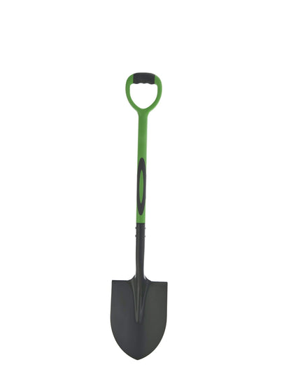 Heavy - Duty Garden & Landscaping Tools – Shovels, Hoes, Rakes, Forks, Scrapers & Axes | Forged Steel & Hardwood Handles - with Round Shovel – Steel Handle (Alt.) | Sold by Uncle Wiener's Wholesale