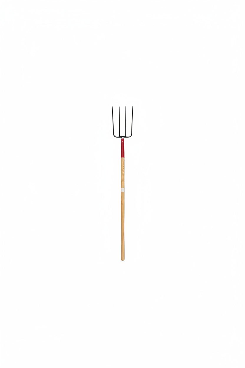 Heavy - Duty Garden & Landscaping Tools – Shovels, Hoes, Rakes, Forks, Scrapers & Axes | Forged Steel & Hardwood Handles - Garden & Landscaping with Full Forged Hay Fork 74314 | Sold by Uncle Wiener's Wholesale