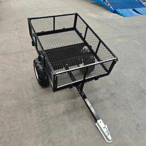 Heavy - Duty Garden Trailer with Pneumatic Tires & US Standard Coupler TC3089 - with | Sold by Uncle Wiener's Wholesale