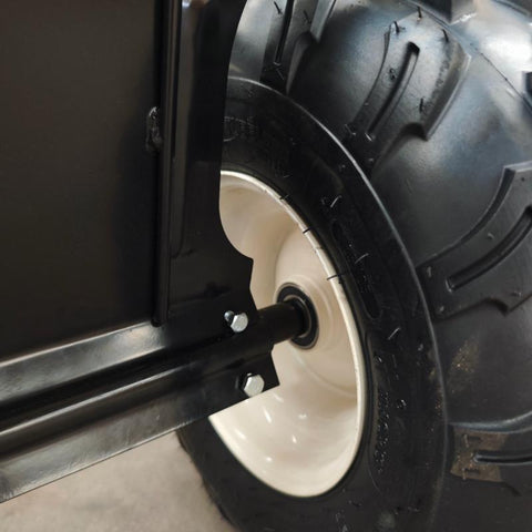 Heavy - Duty Garden Trailer with Pneumatic Tires & US Standard Coupler TC3089 - with | Sold by Uncle Wiener's Wholesale