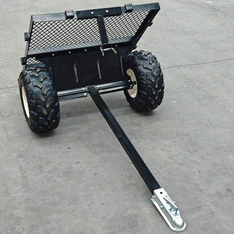 Heavy - Duty Garden Trailer with Pneumatic Tires & US Standard Coupler TC3089 - with | Sold by Uncle Wiener's Wholesale