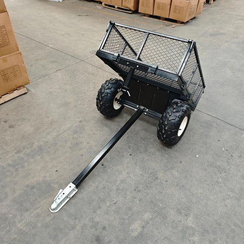 Heavy - Duty Garden Trailer with Pneumatic Tires & US Standard Coupler TC3089 - with | Sold by Uncle Wiener's Wholesale