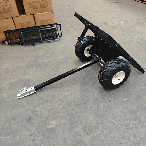 Heavy - Duty Garden Trailer with Pneumatic Tires & US Standard Coupler TC3089 - with | Sold by Uncle Wiener's Wholesale